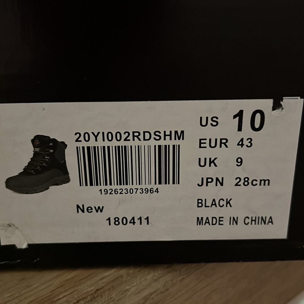 🟣 BOGO! Worn Once! Men’s Warm Waterproof Snow Boots - Picture 6 of 7